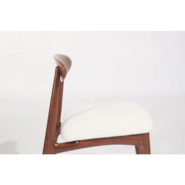 Wood Sculpted Walnut Desk Chair by C. Stan Morris, Circa 1967 For Sale - Image 7 of 12