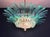 Vintage Murano Chandelier with 82 Turquoise Glasses, 1990s For Sale - Image 15 of 18
