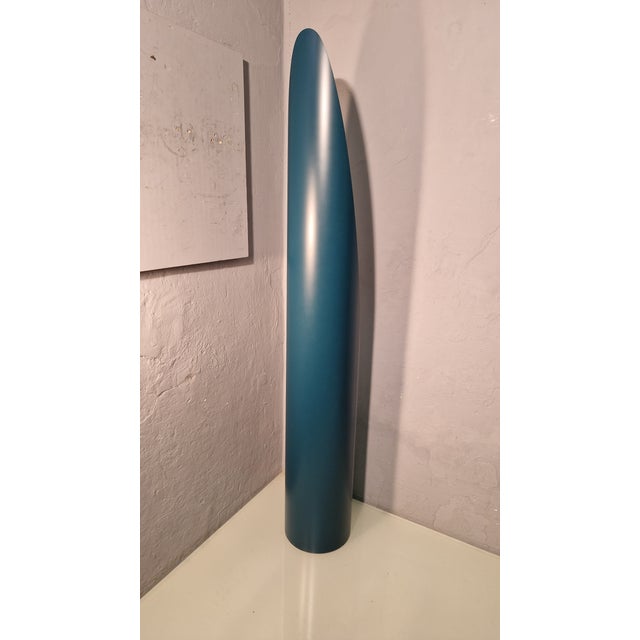 Floor Mirror in Petrol Blue For Sale - Image 8 of 11