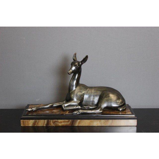 Irénée Rochard, Art Deco Antelope, 1920s, Babbitt For Sale - Image 15 of 15