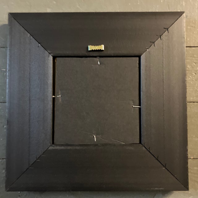 Abstract 1940’s Original Vintage Abstract Female Nude Pastel Drawing Chunky Distressed Frame For Sale - Image 3 of 3