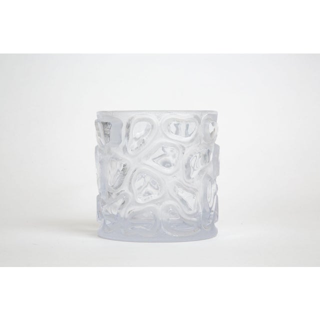 1970s Vintage Peill &Putzler Glass Ice Bucket With Geometric Design, 1970's, Barware For Sale - Image 5 of 8