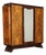 Art Deco Wardrobe in Walnut For Sale