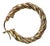 Mid 20th Century 14k White and Yellow Gold Twisted Rope Hoop Earrings a Pair For Sale - Image 5 of 7