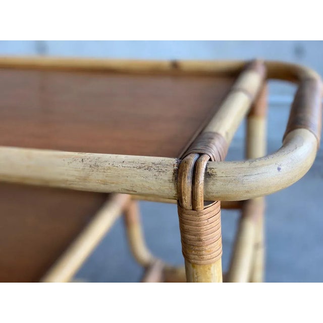 Vintage Bamboo Trolley, 1940s For Sale - Image 10 of 18