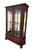 Ethan Allen 1990s Ethan Allen British Classics Curio Cabinet China Hutch Display Breakfront Cherry For Sale - Image 4 of 14
