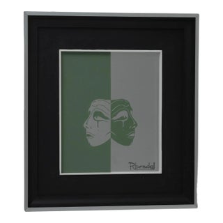 20th Century Belgian Painting By Rene Berdal For Sale