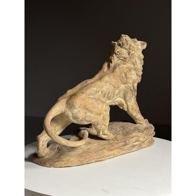Armand Fagotto, Lion, Terracotta For Sale - Image 13 of 18