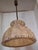 Vintage Ceiling Lamp with Marbled Vinyl Shade and Rope Mount, 1970s For Sale - Image 6 of 7