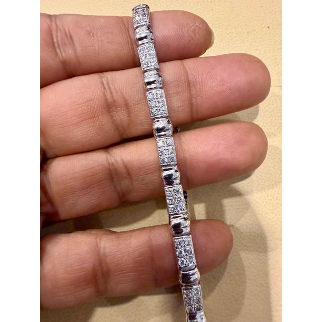 84 Round Diamond 3-4 Each Tennis Bracelet in 14 Karat Gold 7 " Long Meet the nice and simple tennis bracelet. 6 Round...