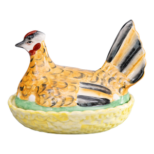 19th Century English Staffordshire Hen on Nest Tureen