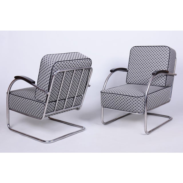 Bauhaus Chairs in Beech and Chrome, Germany, 1930s, Set of 2 For Sale - Image 18 of 18
