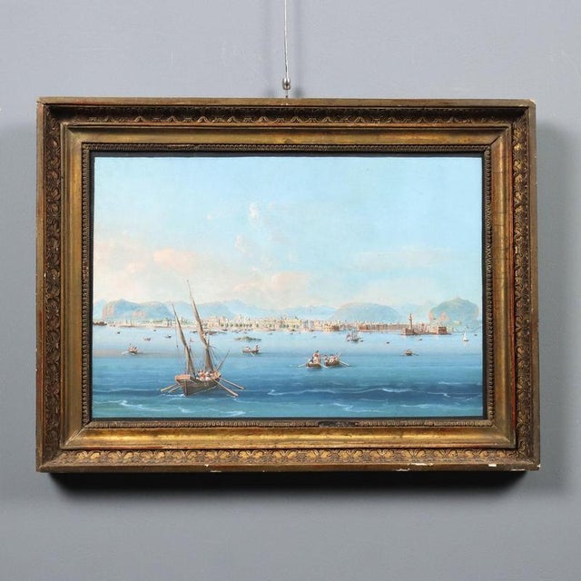 Sea View, 1800s, Gouache on Paper For Sale - Image 12 of 12