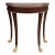George III Style Burton-Ching Mahogany & Giltwood Console Table W Paw Feet For Sale