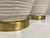 Ivory Pair of Vintage Ceramic Table Lamps For Sale - Image 8 of 8