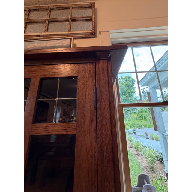 Double Door Stickley Bookcase For Sale In Boston - Image 6 of 11