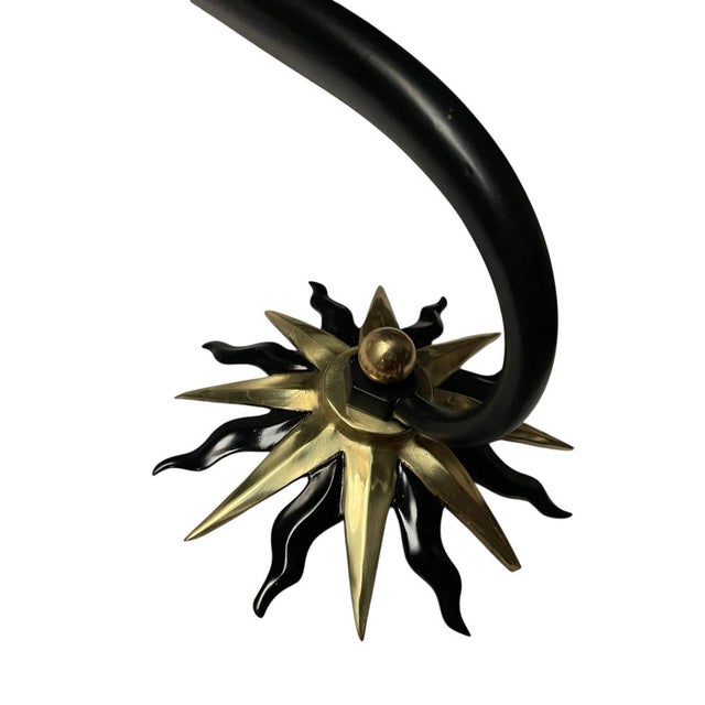 Black Vintage Bronze Sconces by André Arbus, 1940s, Set of 2 For Sale - Image 8 of 13