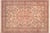 Rose Art Nouveau 1990's Pak-Persian Ivory/Pink Wool Rug - 6'3'' X 9'5'' For Sale - Image 8 of 9