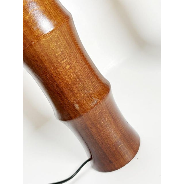 Wood Cylindrical Wooden Table Lamps, France, 1990s, Set of 2 For Sale - Image 7 of 14
