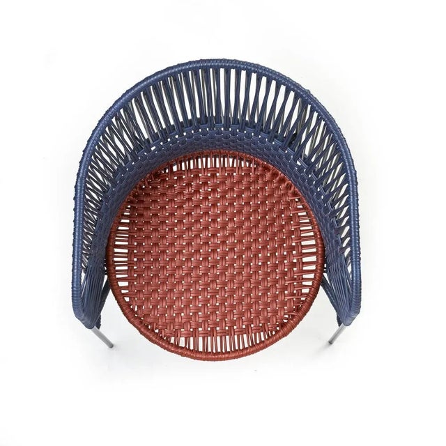 Metal Blue Caribe Chic Dining Chairs by Sebastian Herkner, Set of 4 For Sale - Image 7 of 10