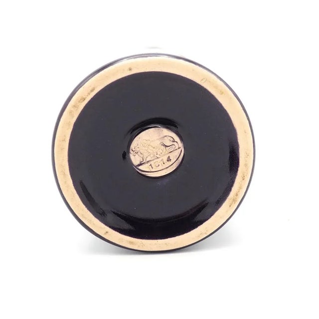 Cream Vintage Fat Lava Decanter Vase, 1970s For Sale - Image 8 of 9