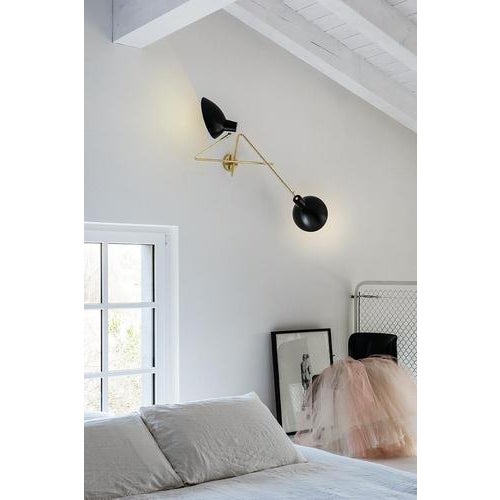 Black VV Cinquanta Twin Black Wall Lamp by Vittoriano Viganò for Astep For Sale - Image 8 of 9