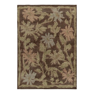 Rug & Kilim’s Oversized Deco Flower Rug, 13x19 For Sale