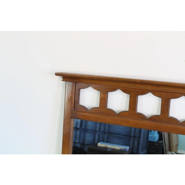 Mid century walnut mirror This mirror is in great vintage condition Dimensions; 54"Width x 1"Depth x 42" Height See...