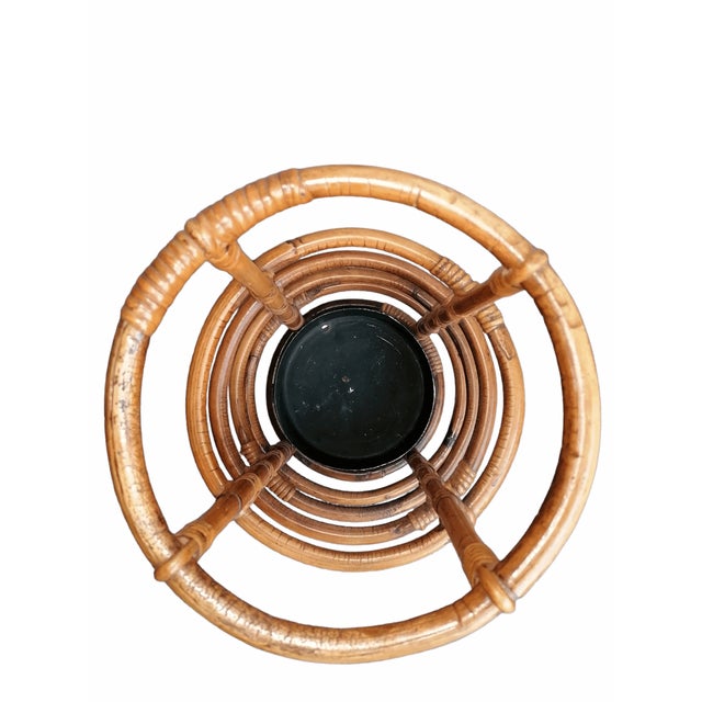 Bamboo Rush Umbrella Stand, 1960s For Sale - Image 3 of 6