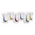 Vintage Set 6 Hand Painted Sailboat Shot Glasses Nautical Barware For Sale