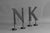 Antique N & K Shop Letters in Brass, 1890s, Set of 2 For Sale - Image 10 of 10