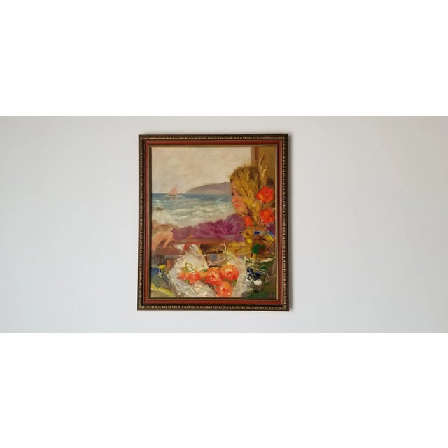 1960s Figurative Still Life Oil Painting by Rodriguez Candhales, Framed For Sale - Image 13 of 13
