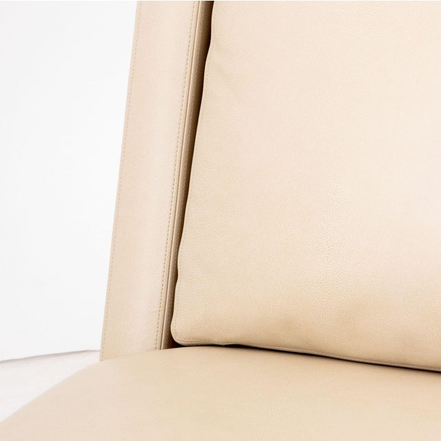 Contemporary Christian Liaigre X Holly Hunt Leather Chairs, Pr. For Sale - Image 3 of 9