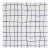 Schumacher X Miles Redd Painterly Windowpane Fabric in Navy For Sale
