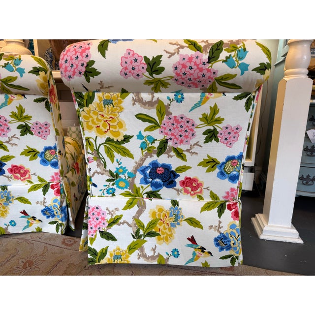 Transitional Vintage Baker Furniture Side Chairs For Sale - Image 3 of 5