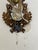 Wonderful found object wall sculpture that began as an antique Black Forest deer skull on plaque, transformed into a...