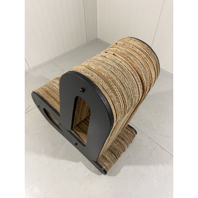 Sculpted Cardboard and MDF Lounge Chair, 1990s For Sale - Image 14 of 18