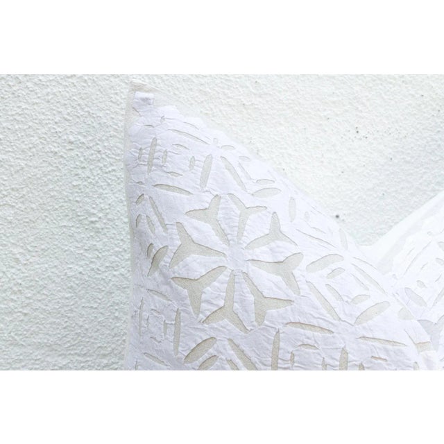 Biscotti Euro Applique Pillow Cover For Sale - Image 4 of 8