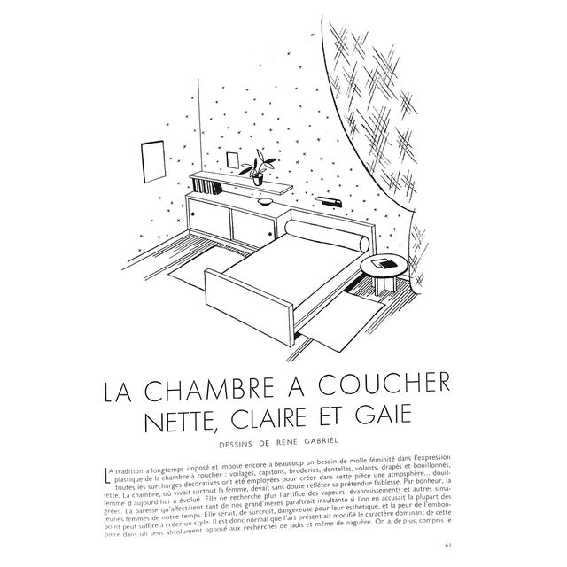 "Meubles Ensembles Decors" 1945 Dufet, Michel For Sale In New York - Image 6 of 12