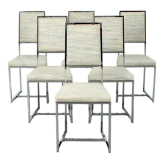 Chrome Chairs, Set of 6 For Sale