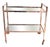 French Art Deco Chromed Bar Cart by Jacques Adnet, 1930s For Sale