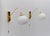 Mid-Century Modern Wall Lamps in Brass and Milk Glass, 1960s, Set of 2 For Sale - Image 18 of 18