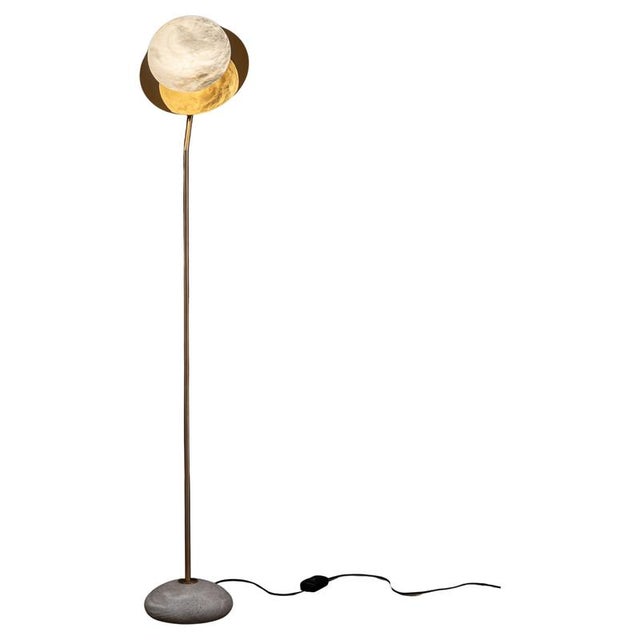 Reflex Floor Lamp by United Alabaster For Sale - Image 10 of 10