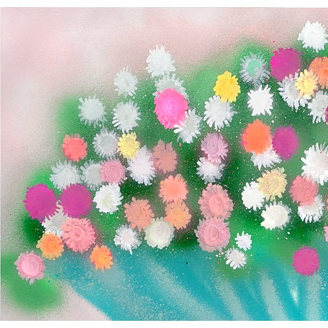 Mini Aster Flowers No. 1 is a contemporary floral still life inspired by the masses of tiny, daisy-like flowers that keep...