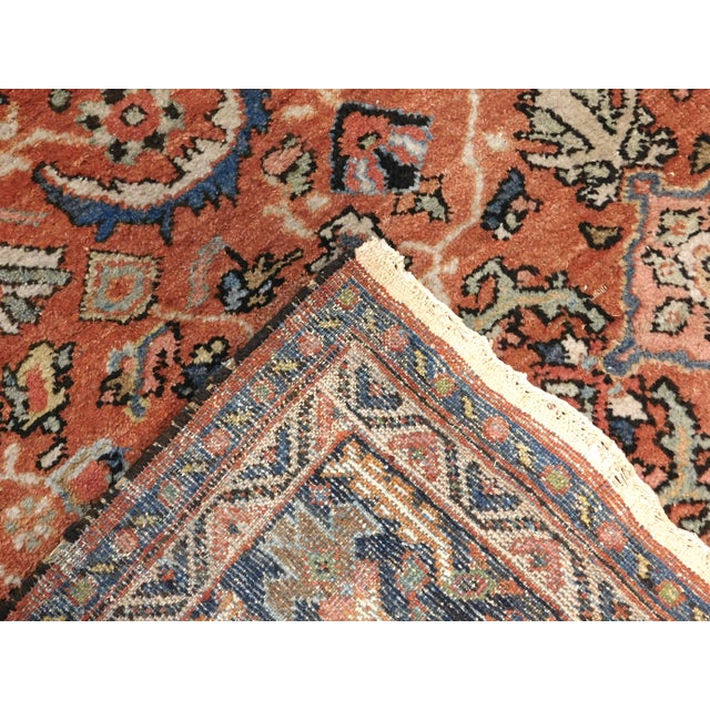 Antique Persian Mahal Rug. 9'4"x 11'10" For Sale - Image 16 of 18
