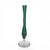 Signed Val Saint Lambert Emerald Green Cased Crystal Soliflore Vase, Belgium 9.5" For Sale - Image 10 of 11