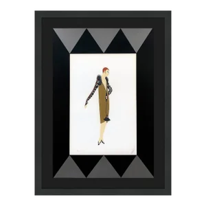 Erté Manhattan Mary II (Framed Hand Signed Serigraph), 1986