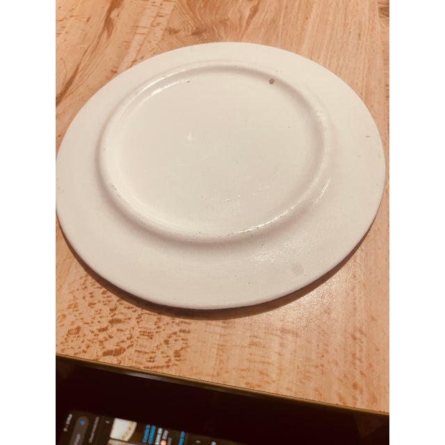 1970s Armenian Holy Land Ceramic Decorative Coaster/Hot Plate For Sale - Image 4 of 5