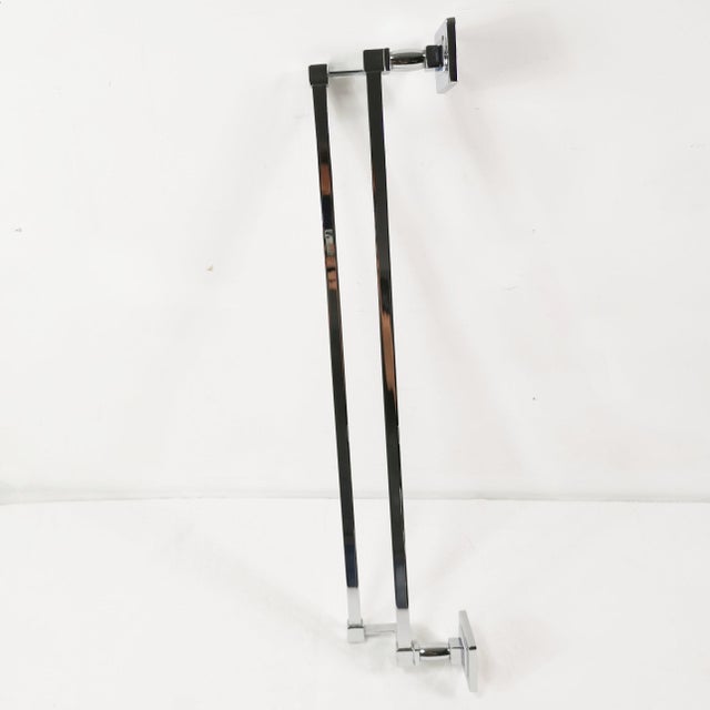 Silver Vintage Wall-Mounted Bathroom Hangers, Germany, 1980s, Set of 5 For Sale - Image 8 of 16