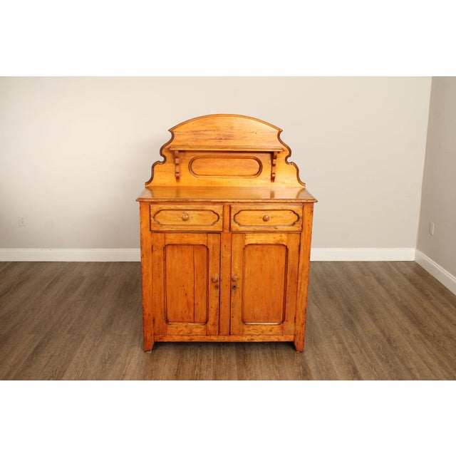 Antique Pine Jelly Cupboard Cabinet For Sale - Image 15 of 18